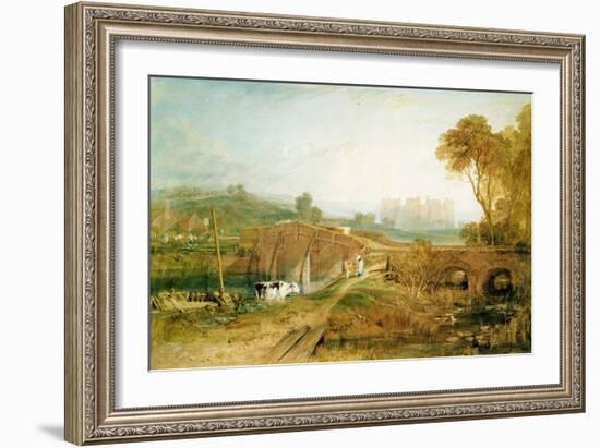 Conway Castle-J. M. W. Turner-Framed Giclee Print