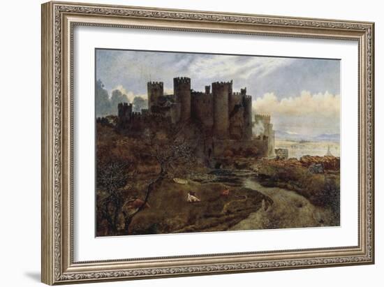 Conway Castle-William Davis-Framed Giclee Print