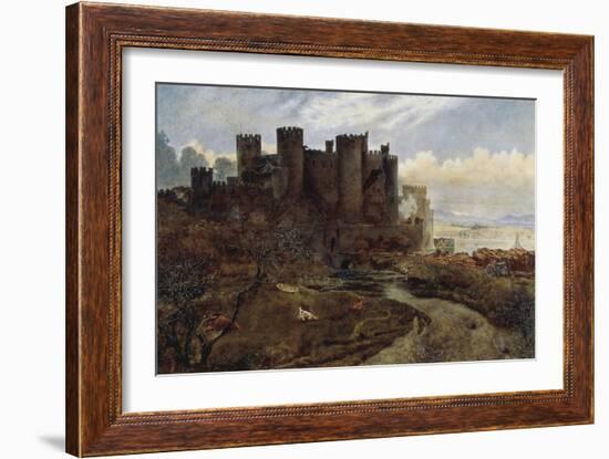Conway Castle-William Davis-Framed Giclee Print