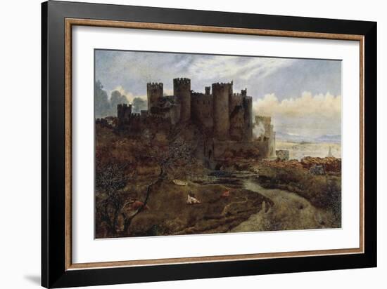 Conway Castle-William Davis-Framed Giclee Print