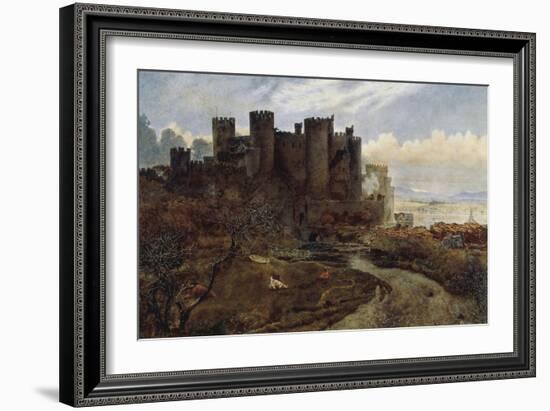 Conway Castle-William Davis-Framed Giclee Print