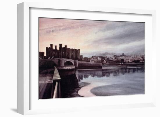 Conwy Bridge-Jane Carpanini-Framed Giclee Print