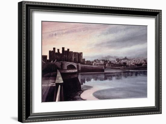 Conwy Bridge-Jane Carpanini-Framed Giclee Print