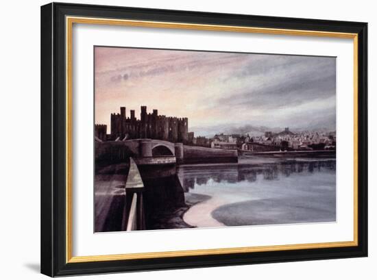 Conwy Bridge-Jane Carpanini-Framed Giclee Print