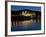 Conwy Castle and Town at Dusk, Conwy, Wales, United Kingdom, Europe-John Woodworth-Framed Photographic Print