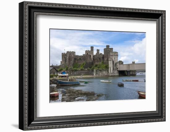 Conwy (Conway) Castle, UNESCO World Heritage Site, Conwy, Conway County Borough, Wales, United King-James Emmerson-Framed Photographic Print