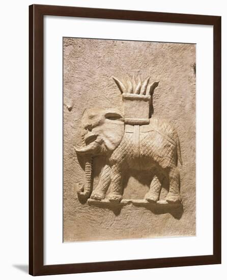 Conzio Cerdone Cippus, Relief Portraying Elephant Possibly Laden with Ivory, from Via Appia-null-Framed Giclee Print