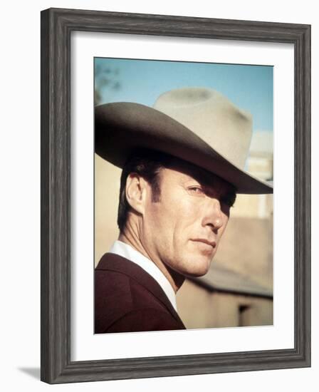 Coogan's Bluff, Clint Eastwood, 1968-null-Framed Photo