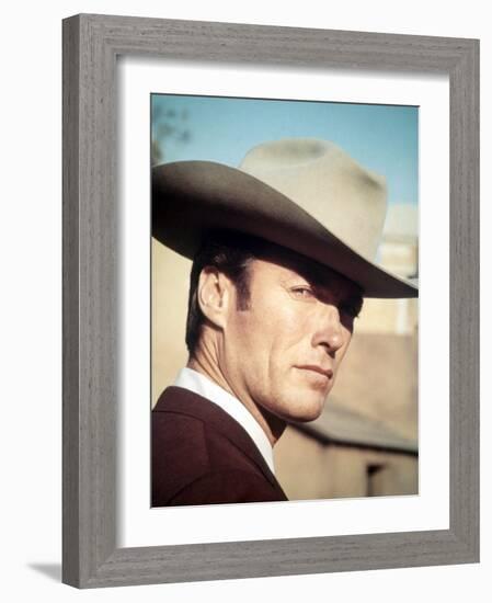 Coogan's Bluff, Clint Eastwood, 1968-null-Framed Photo