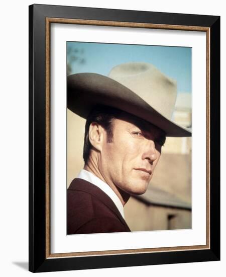 Coogan's Bluff, Clint Eastwood, 1968-null-Framed Photo