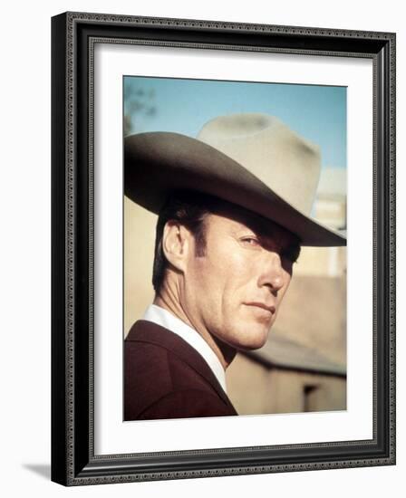 Coogan's Bluff, Clint Eastwood, 1968-null-Framed Photo