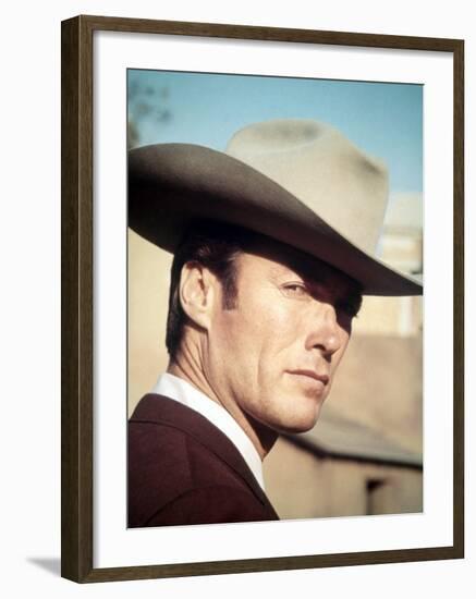 Coogan's Bluff, Clint Eastwood, 1968-null-Framed Photo