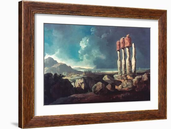 Cook: Easter Island, 1774-William Hodges-Framed Giclee Print