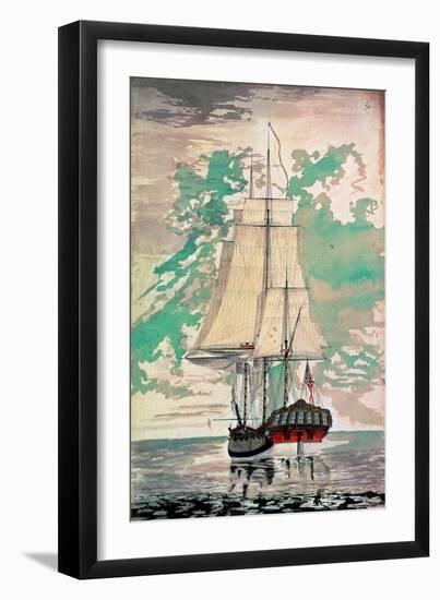 Cook: HMS Resolution-Henry Roberts-Framed Giclee Print