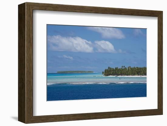 Cook Islands. Palmerston Island, a Classic Atoll Seascape-Cindy Miller Hopkins-Framed Photographic Print