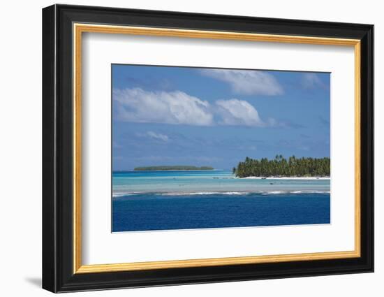 Cook Islands. Palmerston Island, a Classic Atoll Seascape-Cindy Miller Hopkins-Framed Photographic Print