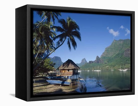 Cook's Bay, Moorea, French Polynesia, South Pacific, Tahiti-Steve Vidler-Framed Premier Image Canvas