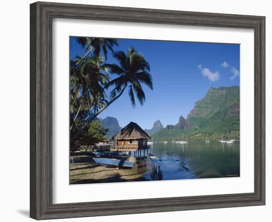 Cook's Bay, Moorea, French Polynesia, South Pacific, Tahiti-Steve Vidler-Framed Photographic Print