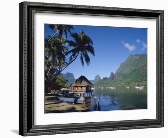 Cook's Bay, Moorea, French Polynesia, South Pacific, Tahiti-Steve Vidler-Framed Photographic Print