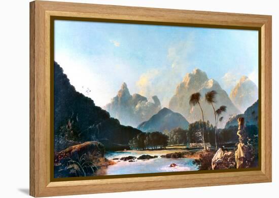 Cook: Tahiti, 1773-William Hodges-Framed Premier Image Canvas