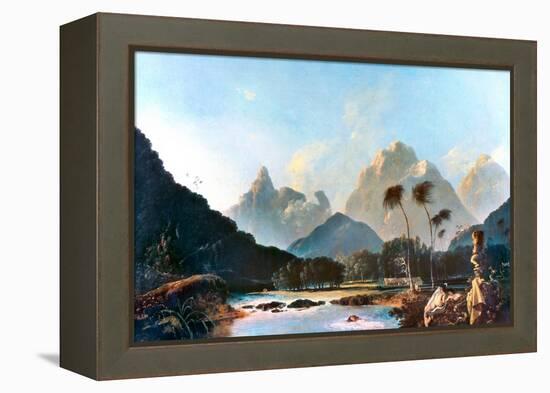 Cook: Tahiti, 1773-William Hodges-Framed Premier Image Canvas