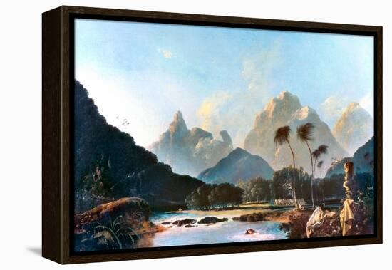 Cook: Tahiti, 1773-William Hodges-Framed Premier Image Canvas