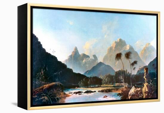 Cook: Tahiti, 1773-William Hodges-Framed Premier Image Canvas