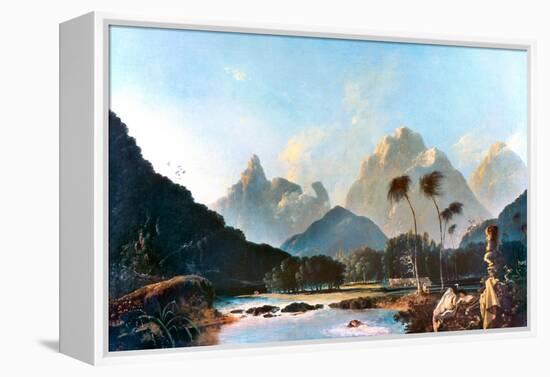 Cook: Tahiti, 1773-William Hodges-Framed Premier Image Canvas