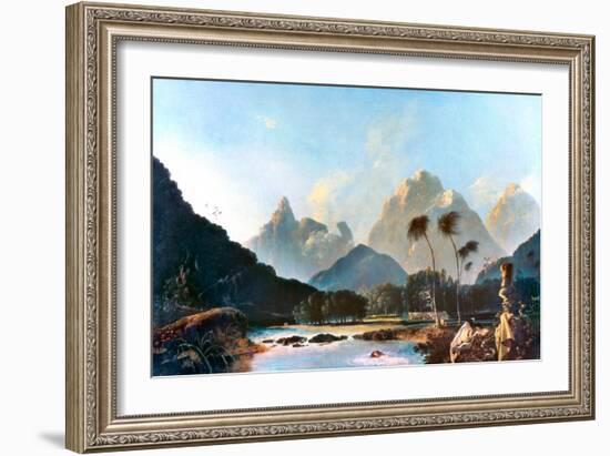 Cook: Tahiti, 1773-William Hodges-Framed Giclee Print