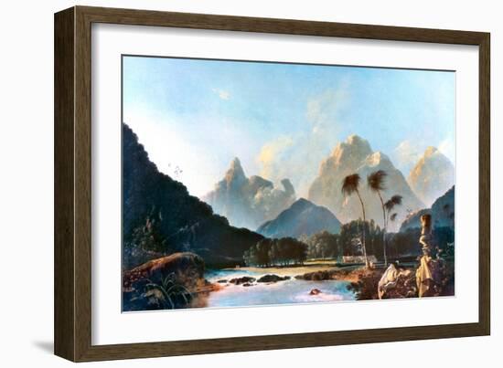 Cook: Tahiti, 1773-William Hodges-Framed Giclee Print