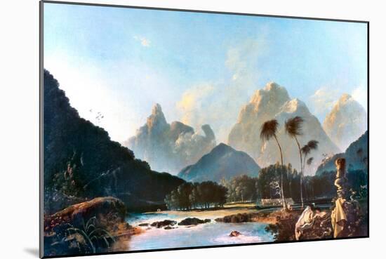 Cook: Tahiti, 1773-William Hodges-Mounted Giclee Print