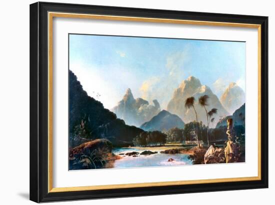 Cook: Tahiti, 1773-William Hodges-Framed Giclee Print