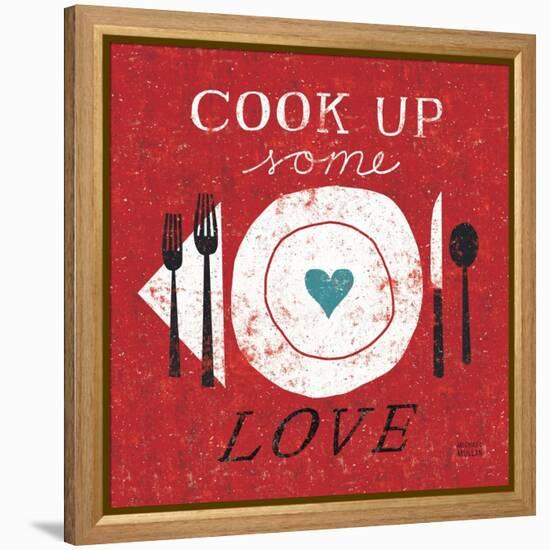 Cook Up Love-Michael Mullan-Framed Stretched Canvas