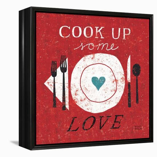 Cook Up Love-Michael Mullan-Framed Stretched Canvas