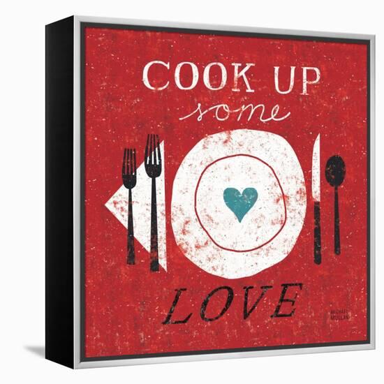 Cook Up Love-Michael Mullan-Framed Stretched Canvas