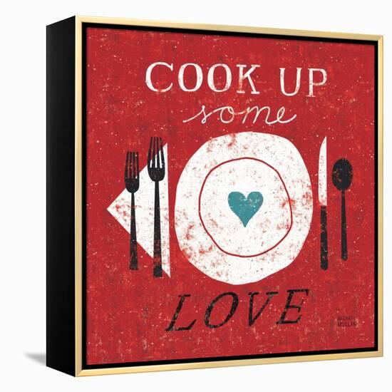 Cook Up Love-Michael Mullan-Framed Stretched Canvas