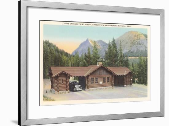 Cooke Entrance, Yellowstone-null-Framed Art Print