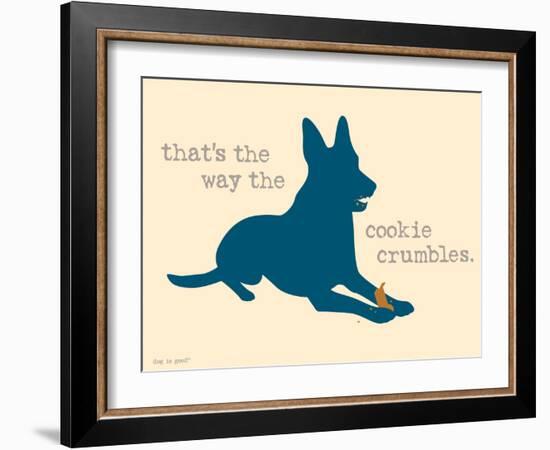 Cookie Crumbles-Dog is Good-Framed Art Print