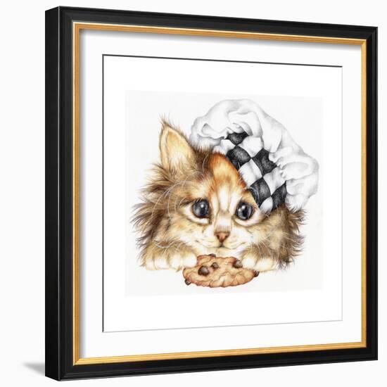 Cookie Kitten-Karen Middleton-Framed Giclee Print