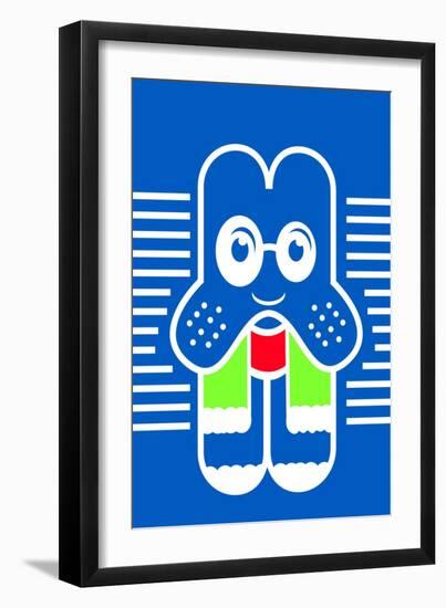 Cookie Monster-null-Framed Art Print