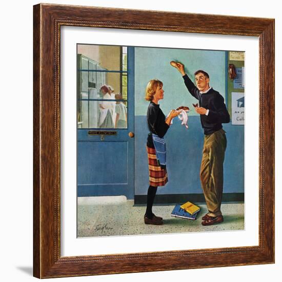 "Cookie Tester," May 28, 1960-George Hughes-Framed Giclee Print