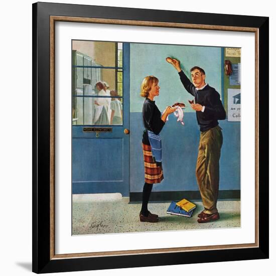 "Cookie Tester," May 28, 1960-George Hughes-Framed Giclee Print