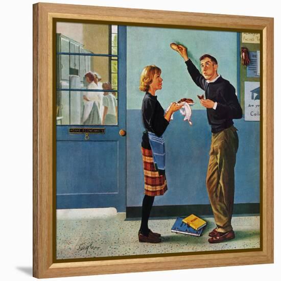 "Cookie Tester," May 28, 1960-George Hughes-Framed Premier Image Canvas