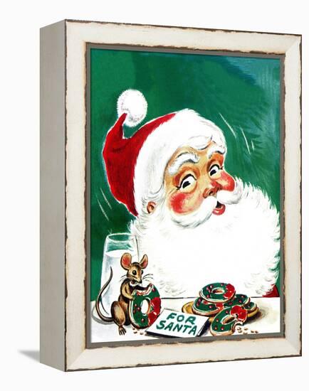 Cookies for Santa - Jack & Jill-null-Framed Premier Image Canvas