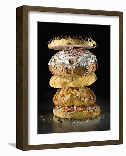 Cookies in a stack-Rick Gayle-Framed Photographic Print