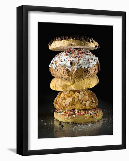 Cookies in a stack-Rick Gayle-Framed Photographic Print