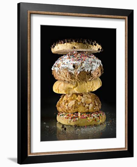 Cookies in a stack-Rick Gayle-Framed Photographic Print