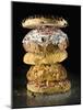 Cookies in a stack-Rick Gayle-Mounted Photographic Print