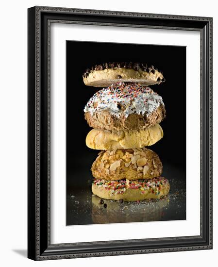 Cookies in a stack-Rick Gayle-Framed Photographic Print