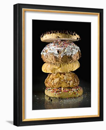 Cookies in a stack-Rick Gayle-Framed Photographic Print